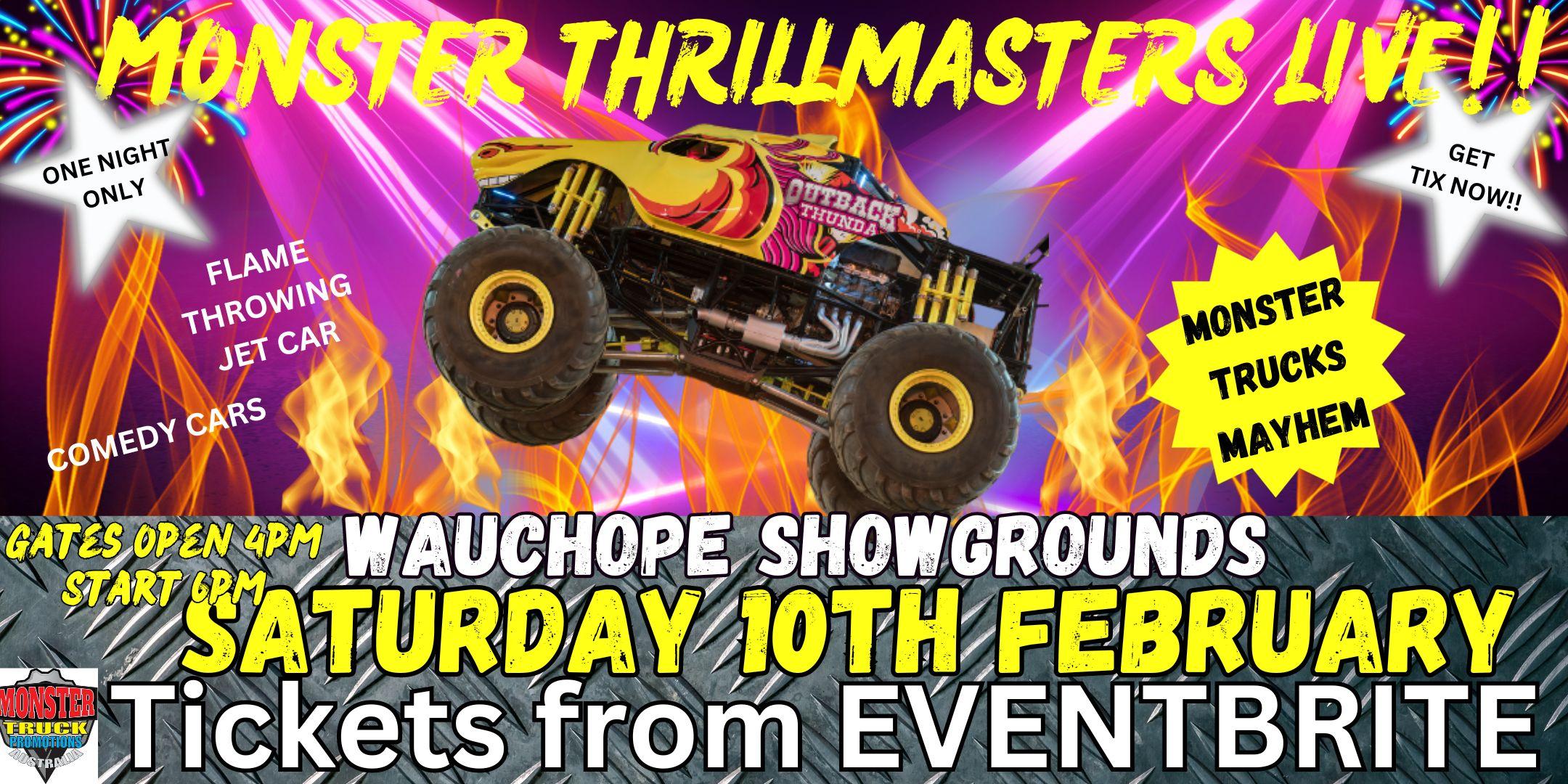 Monster Thrillmasters LIVE! Wauchope Showgrounds