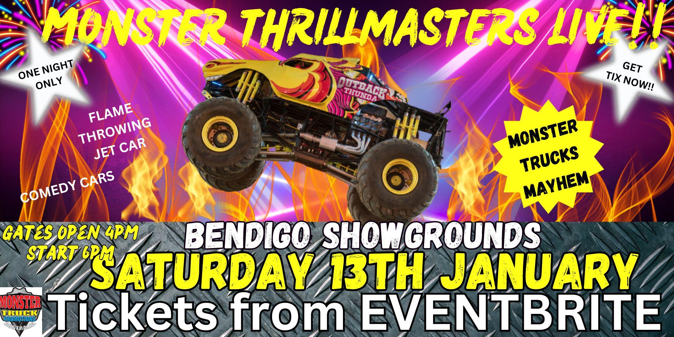 Monster Thrillmasters LIVE! Bendigo Showgrounds