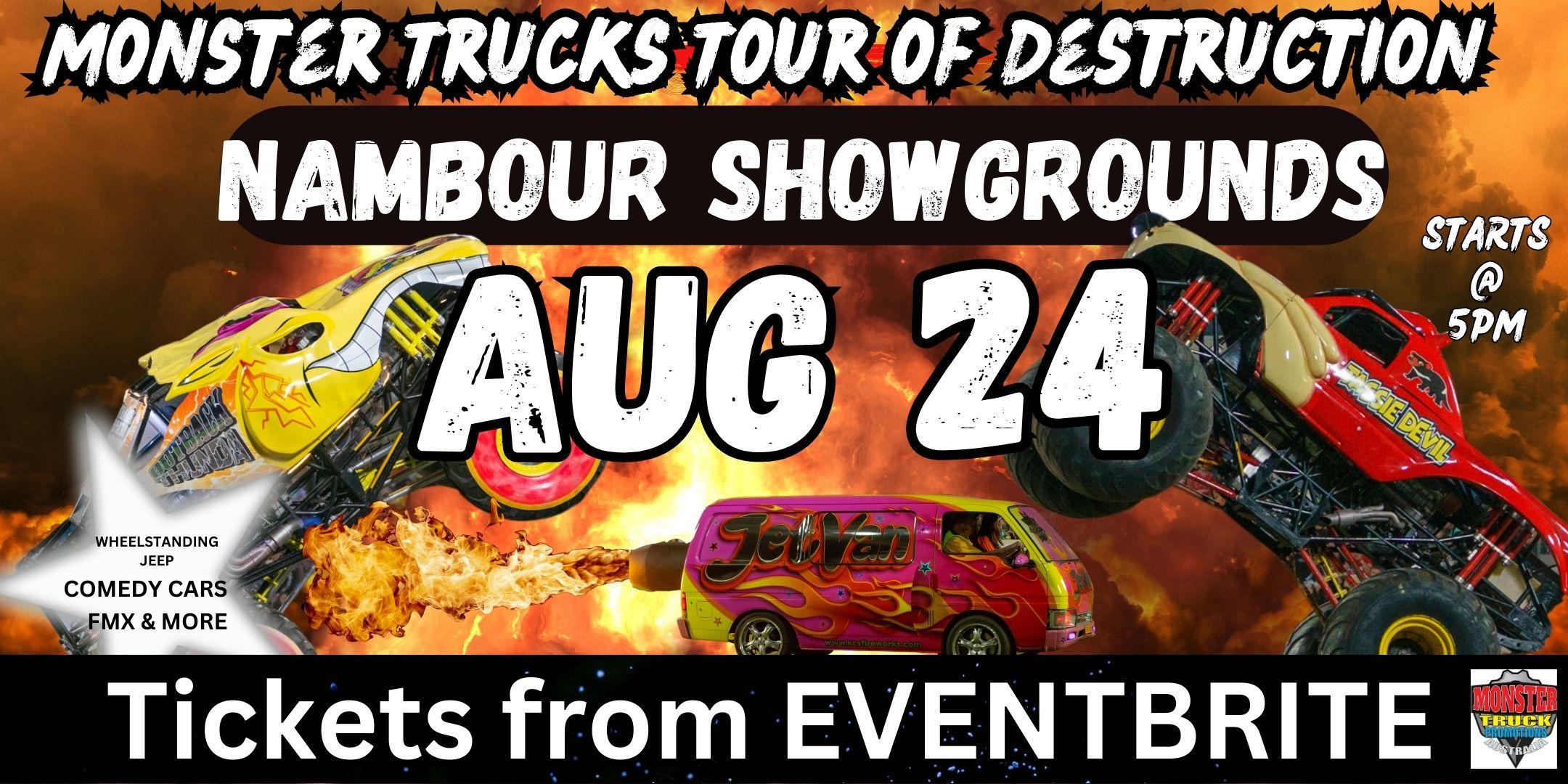 Monster Trucks Tour of Destruction Nambour Showgrounds